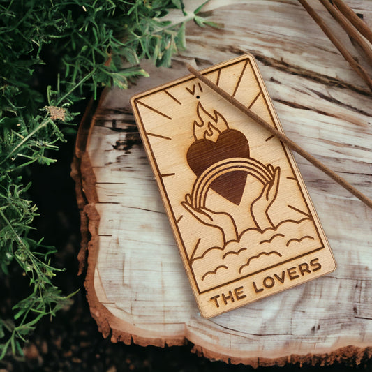 The Lovers Tarot Card Incense Holder